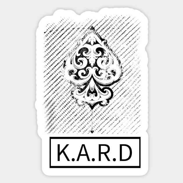 KARD Sticker by PepGuardi